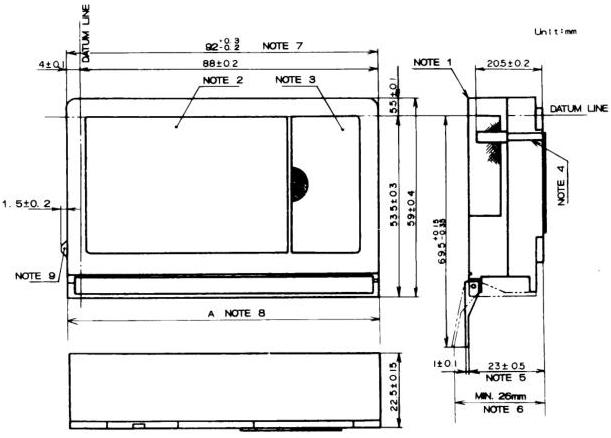 Figure 20 – Complete compact video cassette case (1)