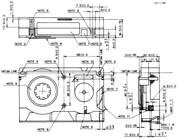 Figure 21 – Complete compact video cassette case (2)