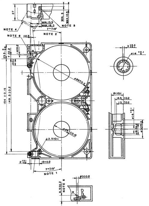 Figure 3 – Inner structure and reels